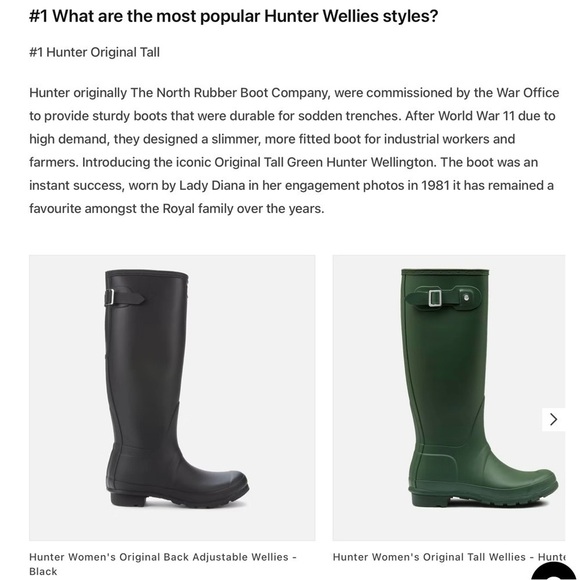 Hunter (NWT) Original Tall Rain Boots, Women’s Size 10/41 - Picture 12 of 15